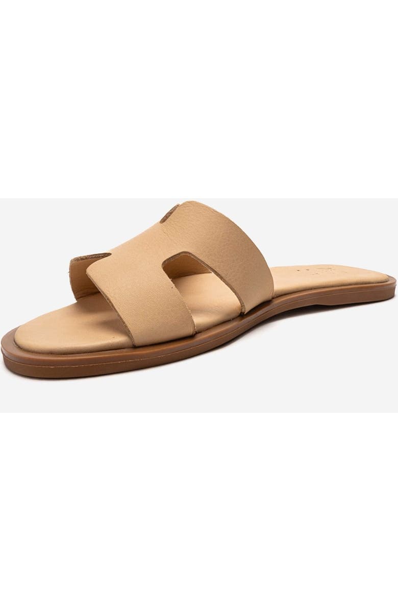 Forever & Always Shoes Biora Leather Slide, Alternate, color, Beige