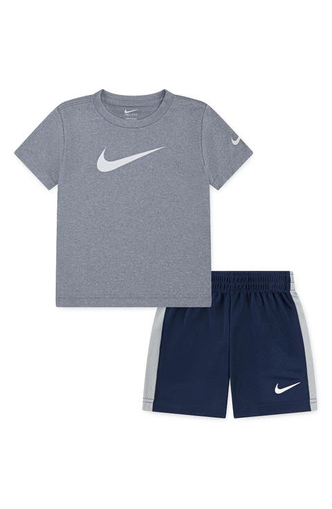 Kids' Swoosh T-Shirt & Shorts Set (Toddler)