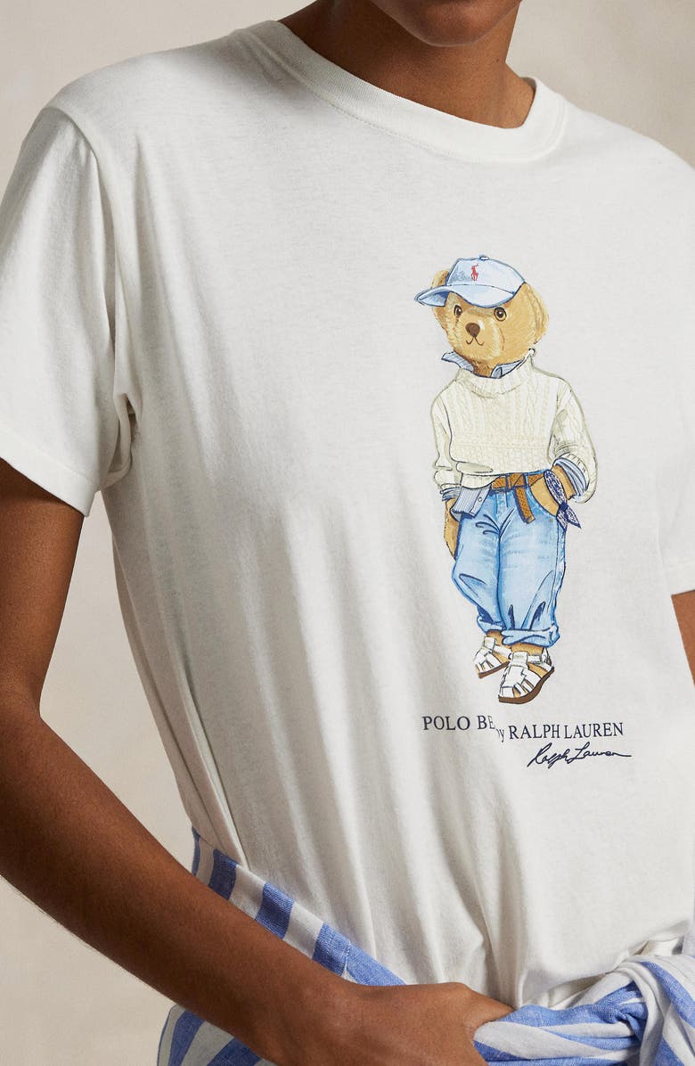 Polo Ralph Lauren Polo Bear Embroidered Graphic T-Shirt, Alternate, color,