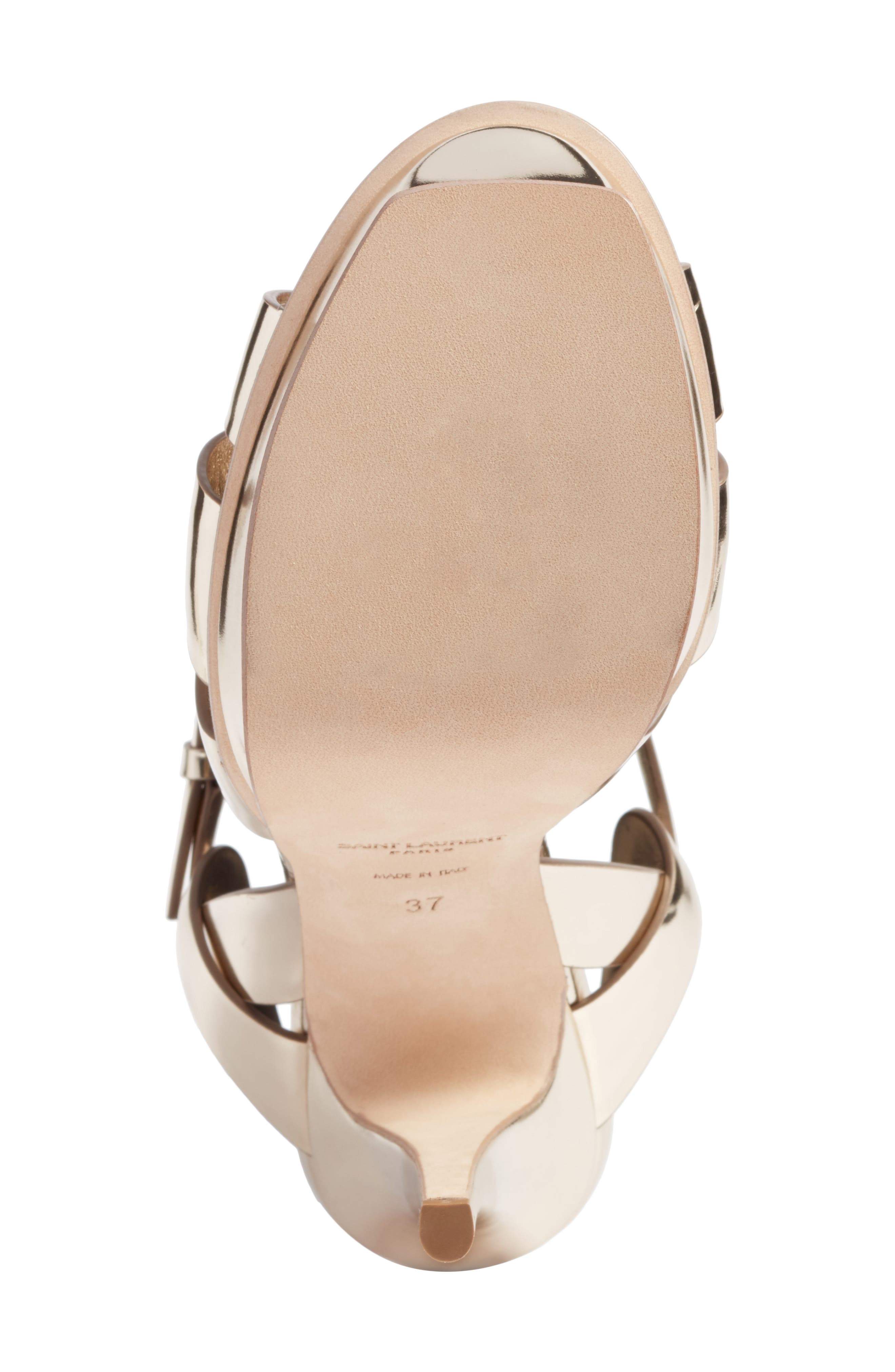 Saint Laurent Tribute Sandal, Alternate, color, 