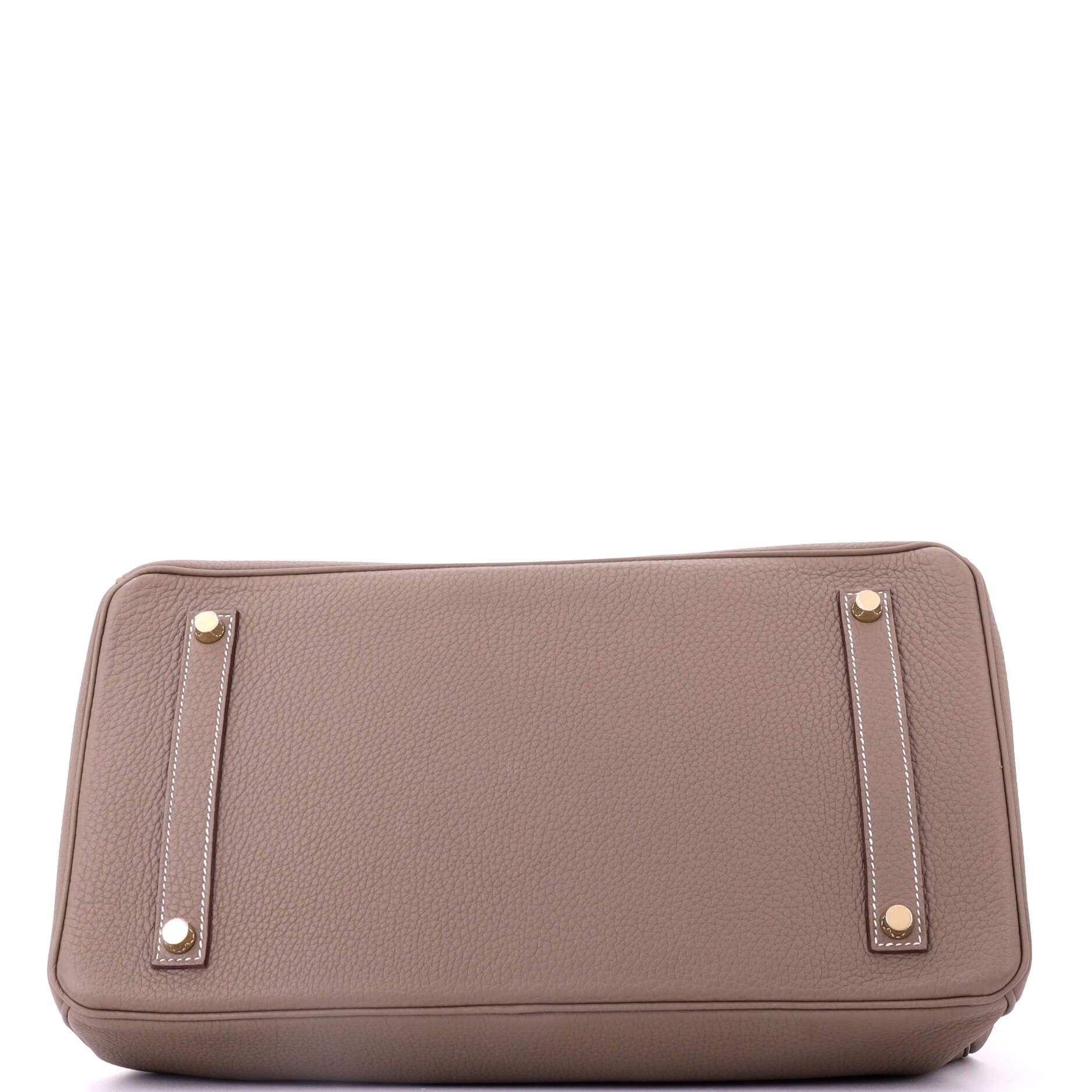 Pre-Owned Hermes Birkin Handbag Grey Togo with Gold Hardware 35, Alternate, color, Etoupe