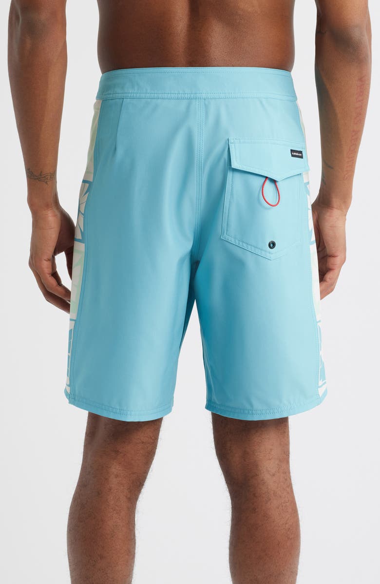 Quiksilver Surfsilk Arch 19 Board Shorts, Alternate, color, Aqua Blue