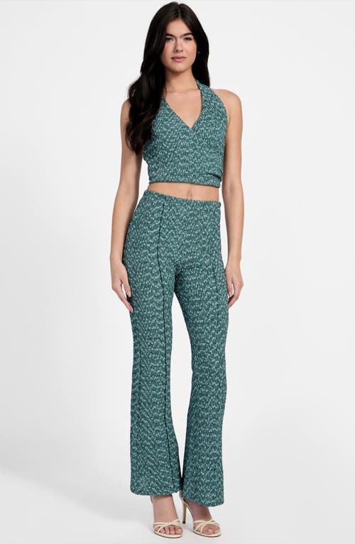 Guess Naleny Seamed Open Stitch Pants In Green