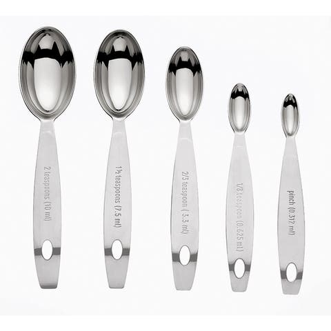 Stainless Steel Odd Size Measuring Spoons, 5 Piece Set