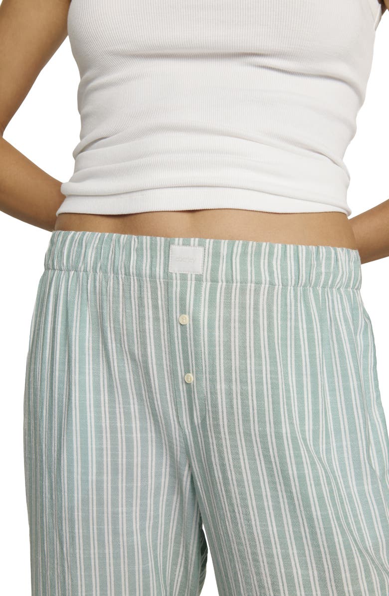 Eberjey Nautico Stripe Pajama Pants, Alternate, color, Regatta Stripe Seagrass