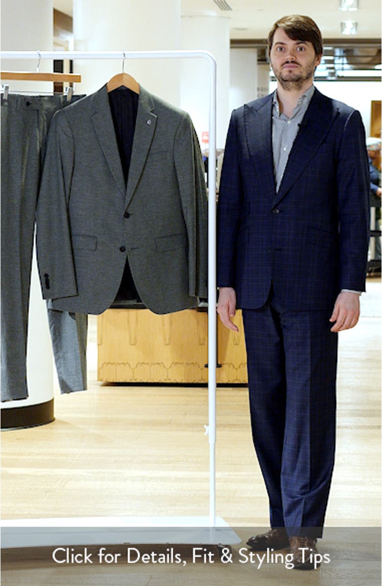 Ross Slim Fit Cotton Blend Suit, sales video thumbnail