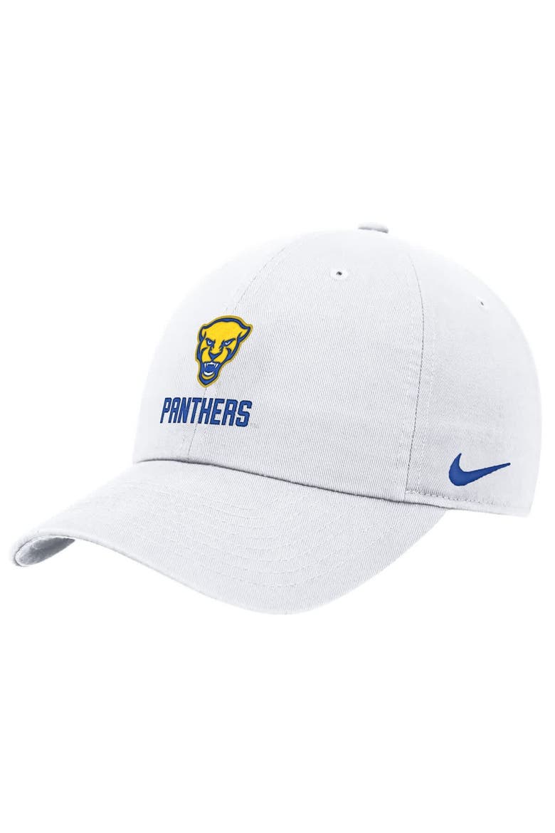 Men's Nike White Pitt Panthers 2025 On-Field Club Adjustable Hat, Main, color, White