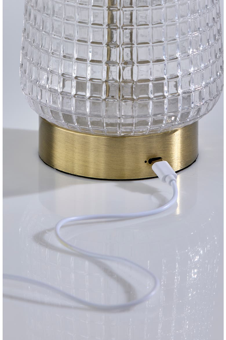 Samara Tall Cordless LED Table Lamp, Alternate, color, ANTIQUE BRASS