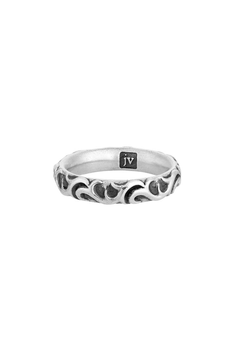 Men's Gothic Band Ring, Alternate, color, SILVER
