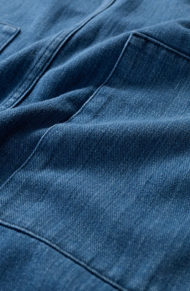 Seasalt Cornwall Calican Pinafore Denim Dress, Alternate, color, 