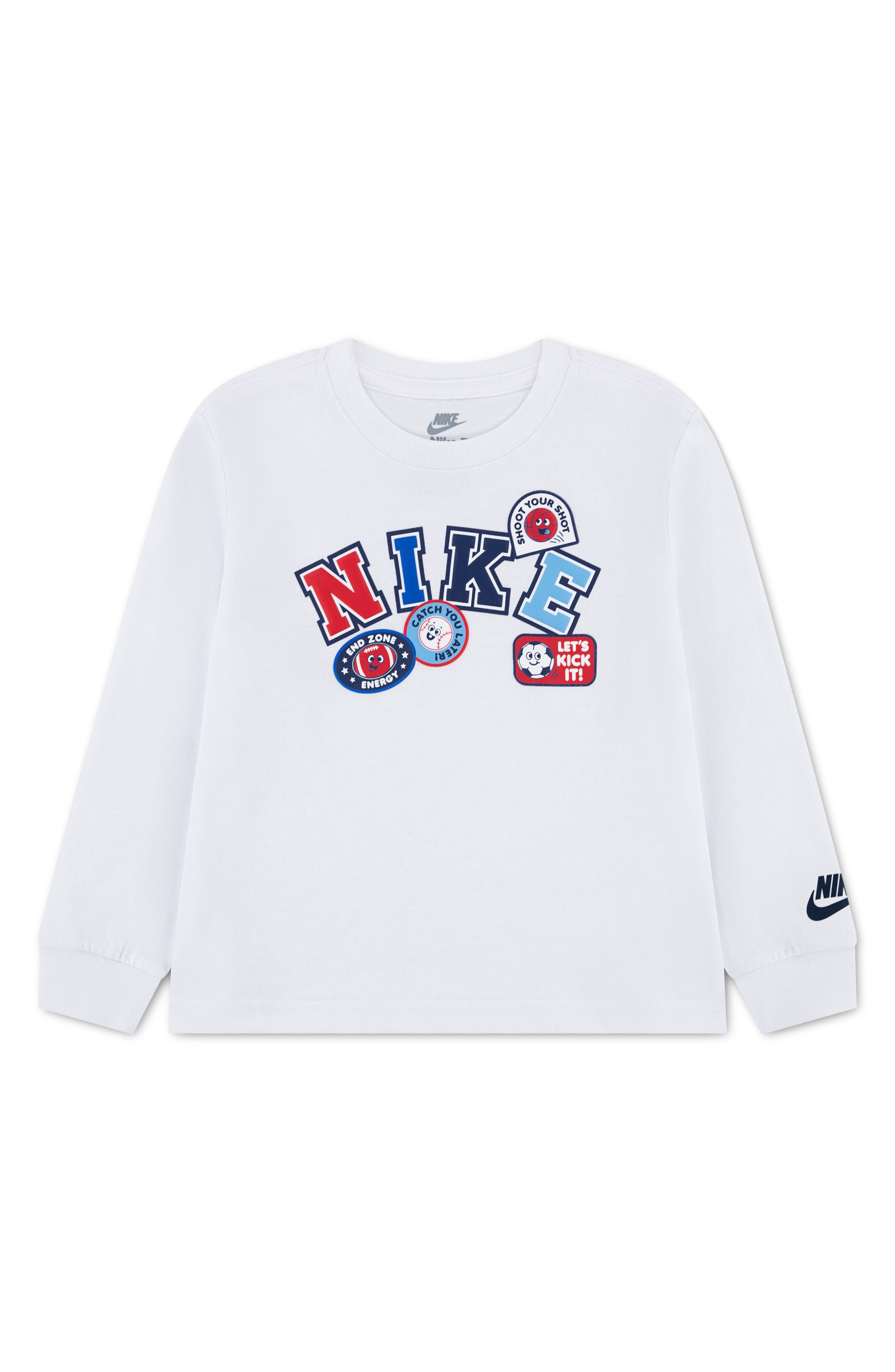 Kids' Nike Graphic Long Sleeve T-Shirt