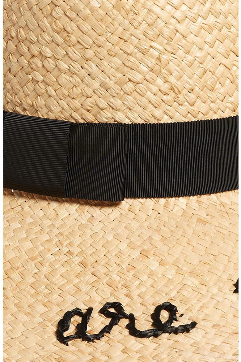 the rumors are true raffia hat, Alternate, color, NATURAL