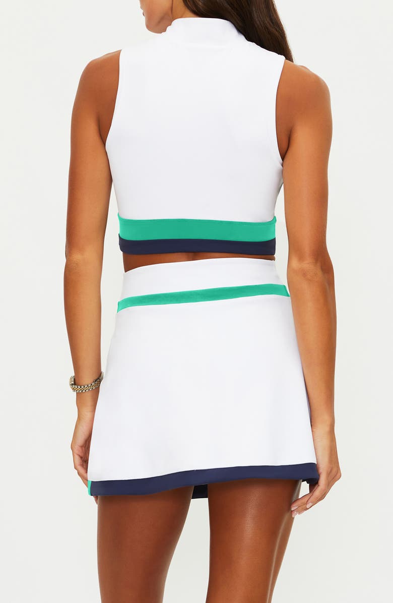 Beach Riot Etta Zip Sleeveless Crop Top, Alternate, color, 