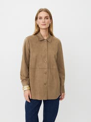 Masai Copenhagen MaIvethra Faux Suede Shirt