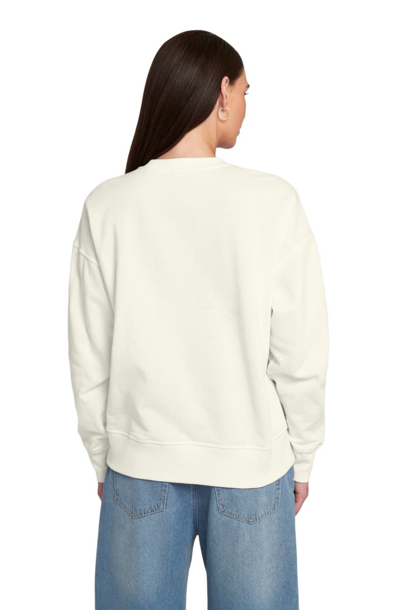 ELLE Collection Graphic Sweatshirt, Alternate, color, Cream/Burgundy