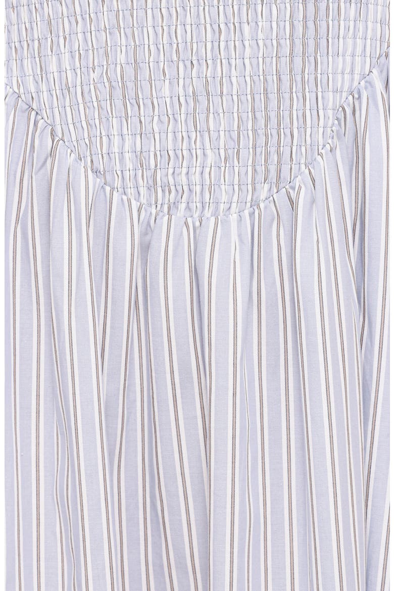 Tony Stripe Sleeveless Maxi Dress, Alternate, color, BROWN/ BLUE STRIPE