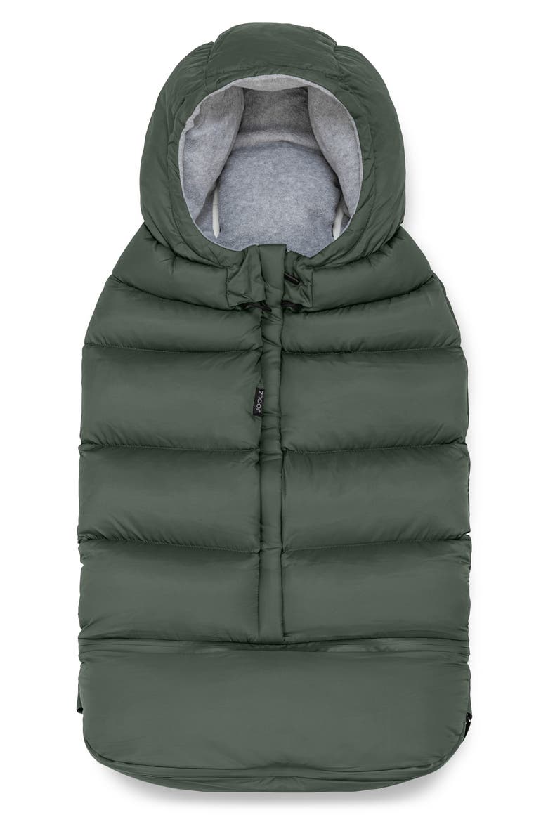 Puffer Footmuff, Main, color, FOREST GREEN