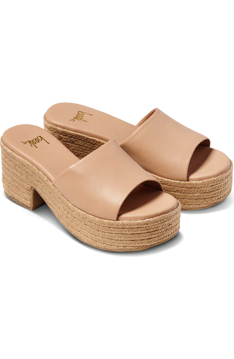 Beek Prinia Espadrille Platform Sandal, Main, color, Beach