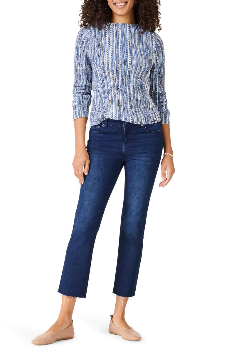 NIC+ZOE From the Top Stripe Sweater, Alternate, color,