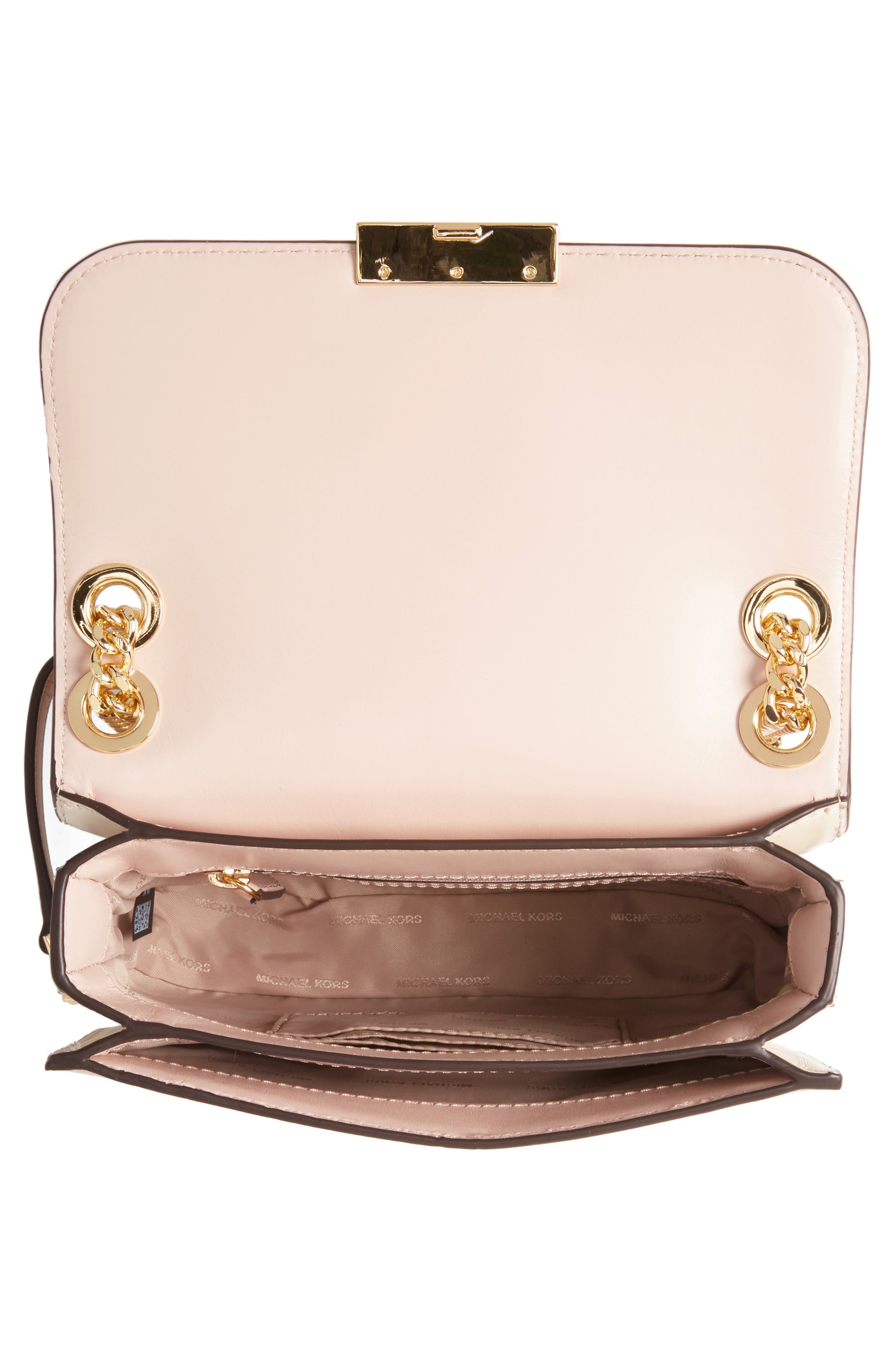 Medium Sloan Editor Shoulder Bag, Alternate, color, SOFT PINK/ ECRU/ FAWN