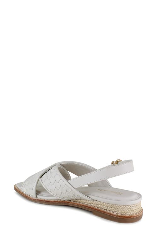 Splendid Bennet Slingback Sandal In White Sand