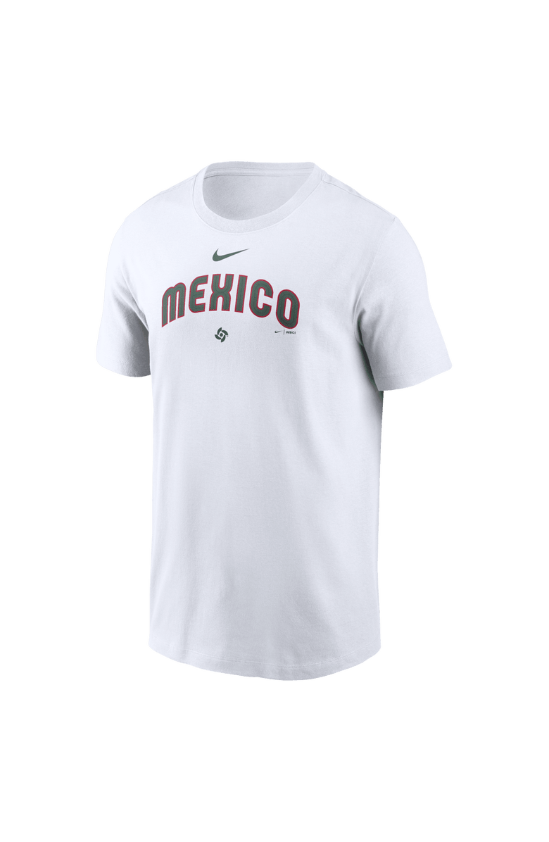 Nike Men's Nike  White Mexico Baseball 2026 World Baseball Classic Wordmark T-Shirt, Alternate, color, White