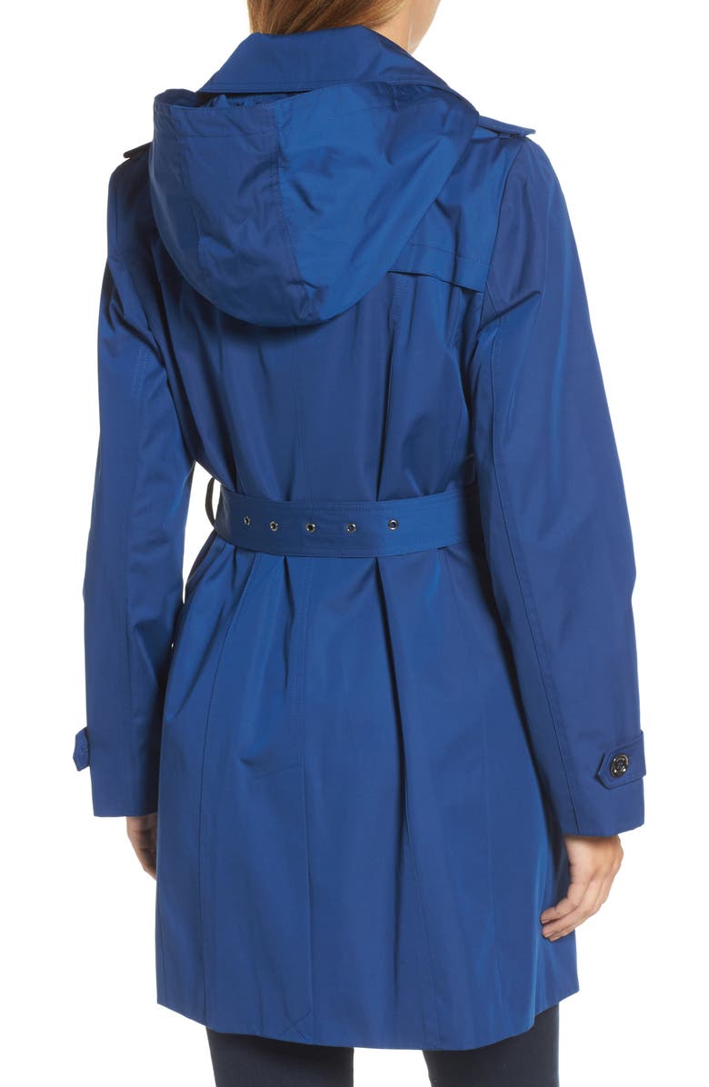 MICHAEL Michael Kors Core Trench Coat with Removable Hood & Liner, Alternate, color, 