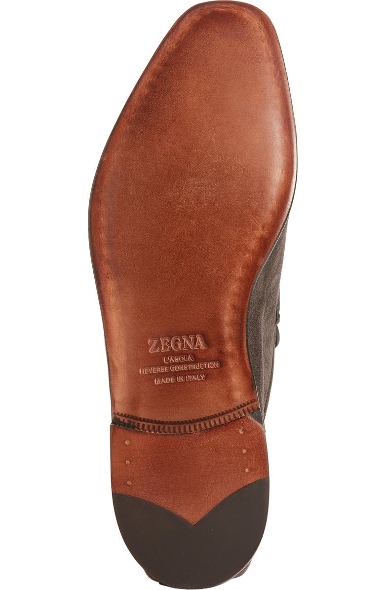 ZEGNA L'Asola Suede Penny Loafer, Alternate, color,