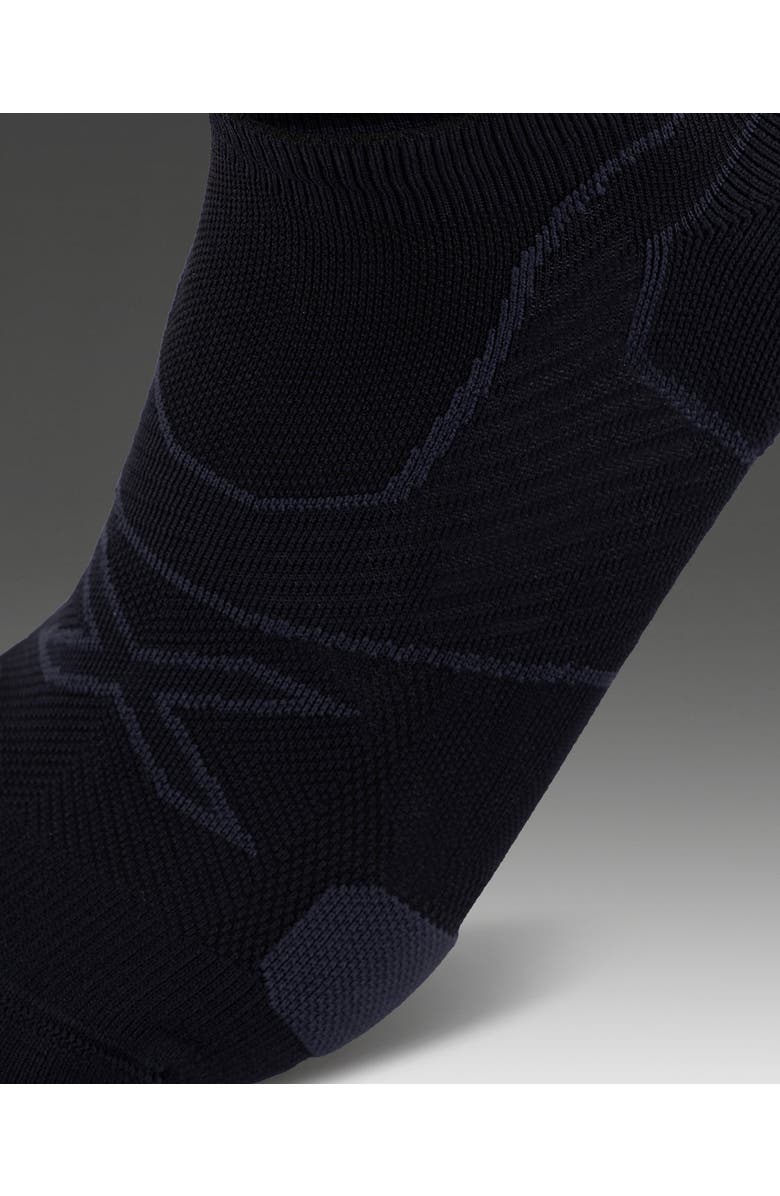 2XU Vectr Cushion No Show Socks, Alternate, color, Black/Titanium