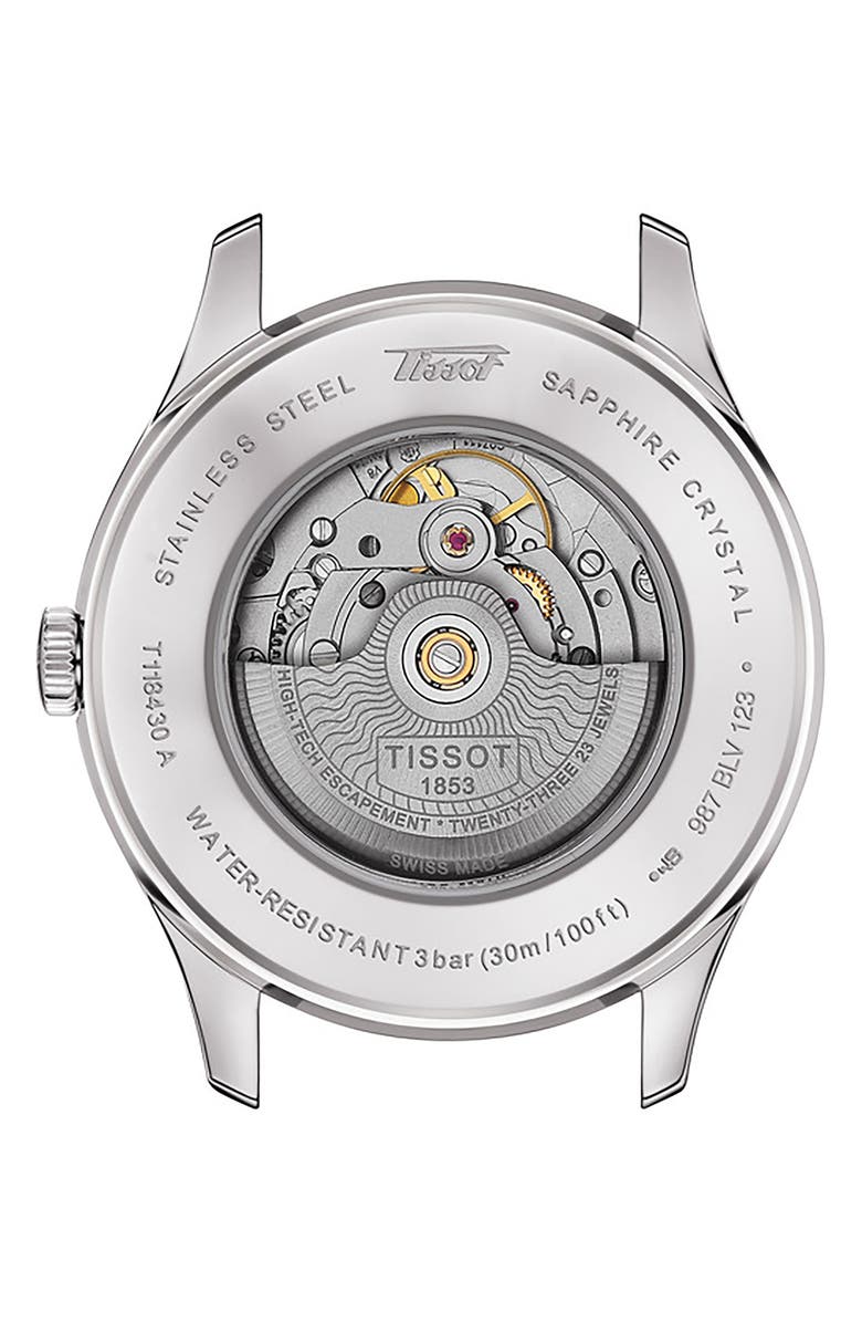 Tissot Visodate Automatic Mesh Strap Watch, 42mm, Alternate, color, 