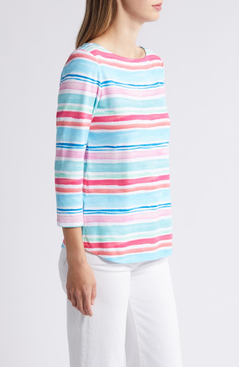 Tommy Bahama Ashby Isles Seabreeze Stripe Cotton Top, Alternate, color,