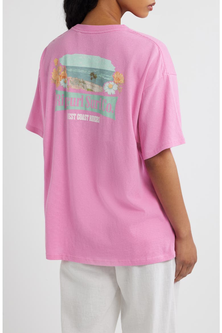 West Coast Heritage Graphic T-Shirt, Alternate, color, FUSHIA
