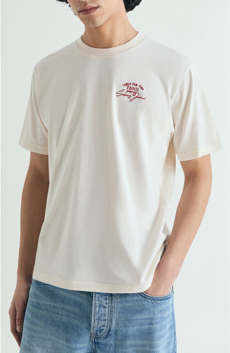 Scalpers Print Paris T-shirt, Main, color, Cream