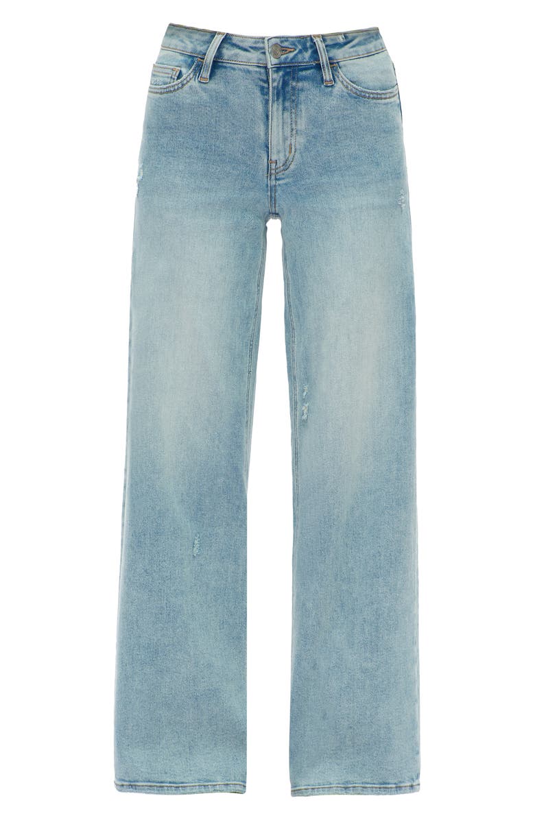 Bayeas Mid Rise Wide Leg Jeans, Alternate, color, Retro Light Blue