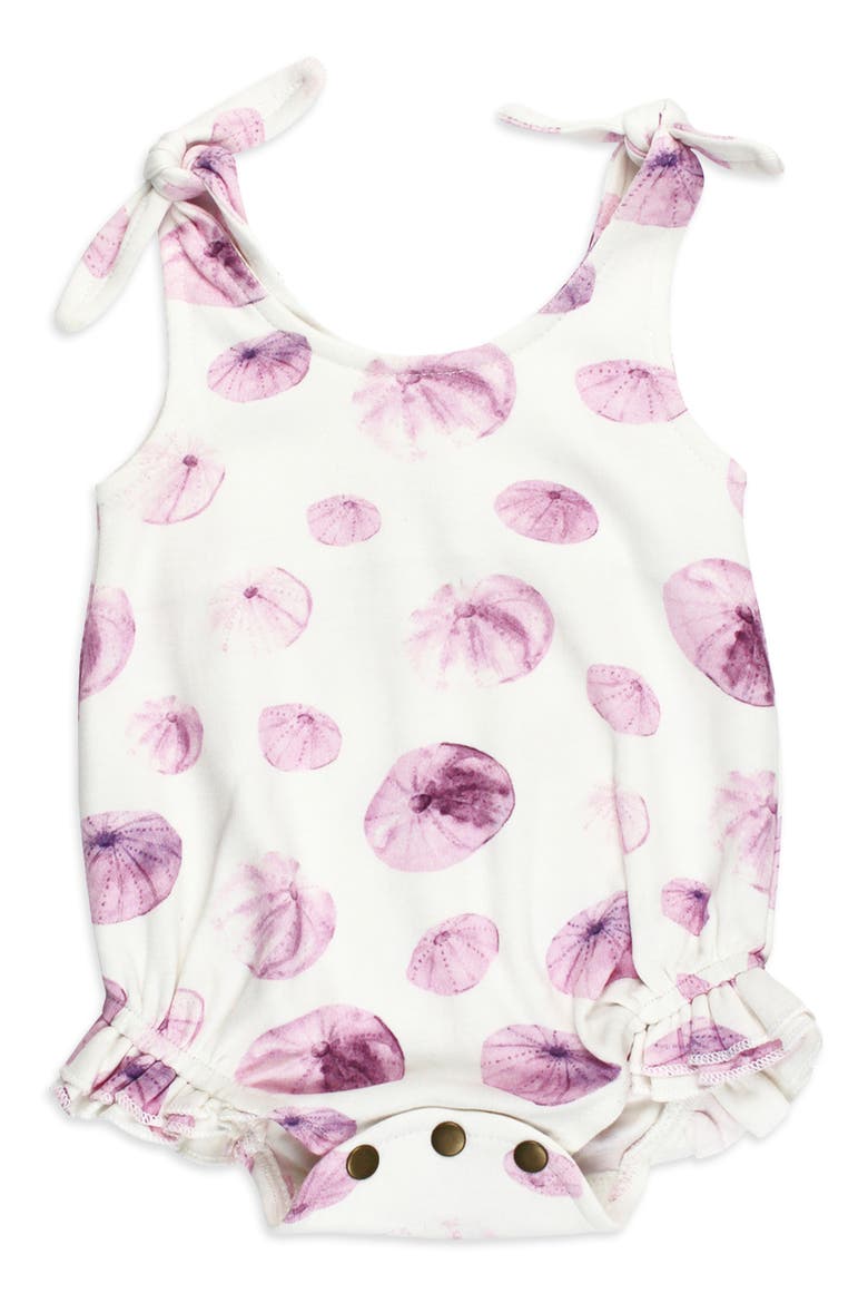 Sea Urchin Sleeveless Organic Cotton Bodysuit, Main, color, SEA URCHIN