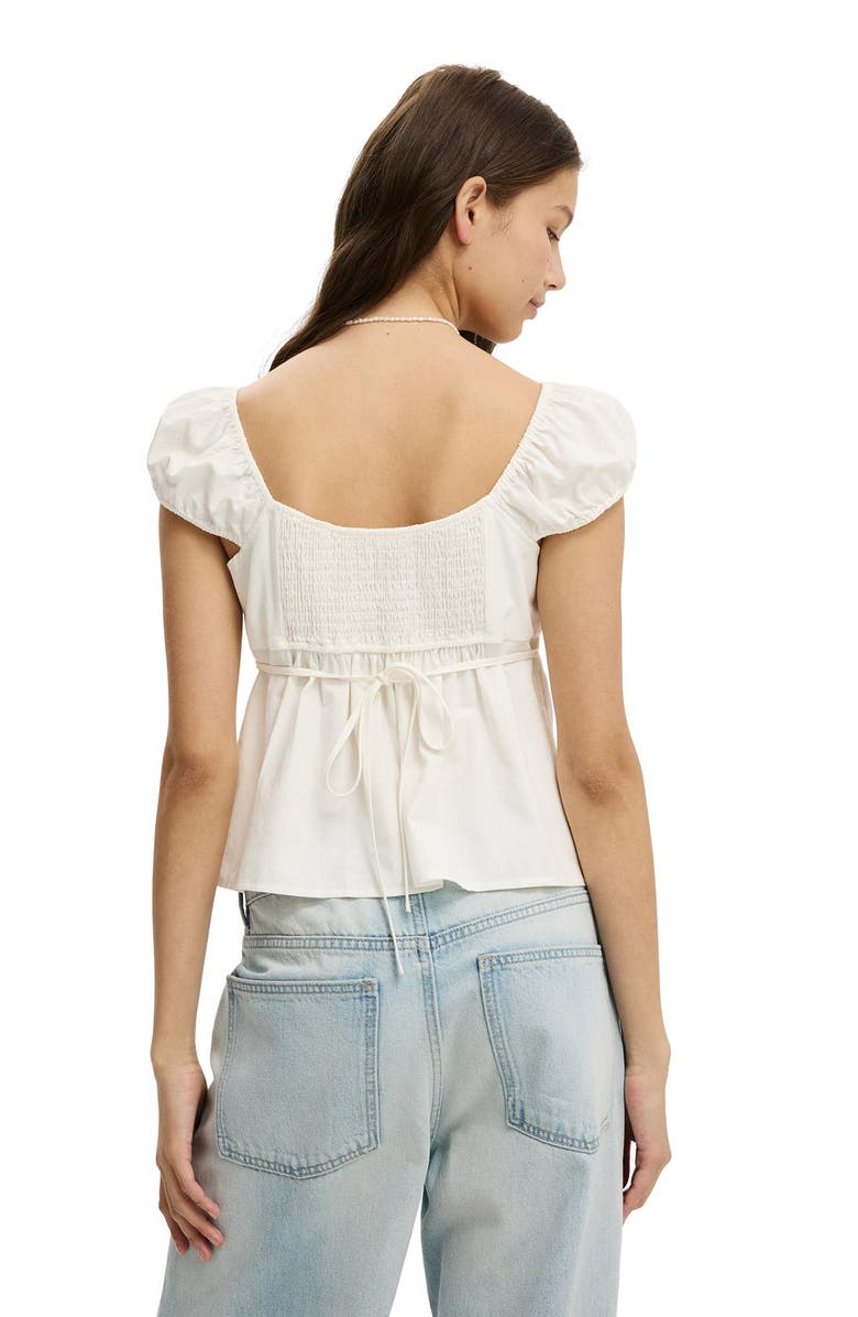 Cotton On Women's Tie Back Babydoll Top, Alternate, color,