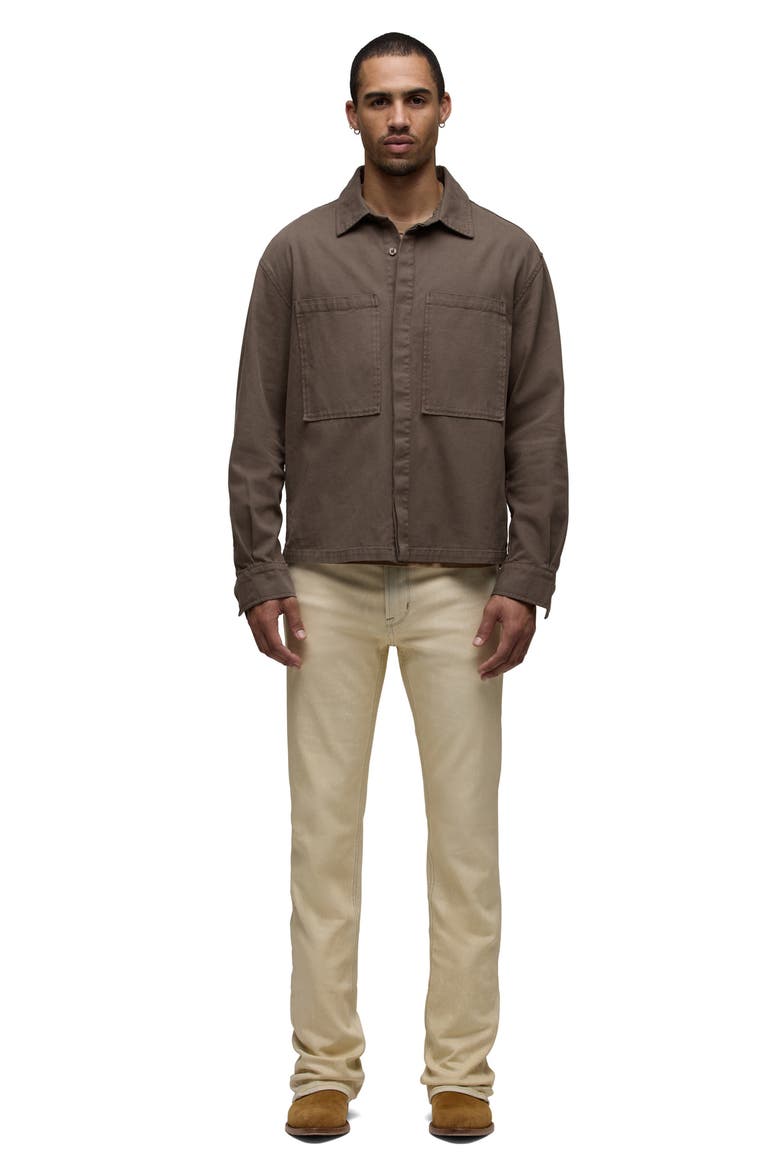 Relaxed Long Sleeve Overshirt Jacket, Alternate, color, CANTEEN