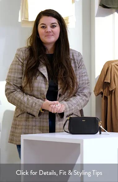 Plaza 18 Natural Grain Leather Shoulder Bag