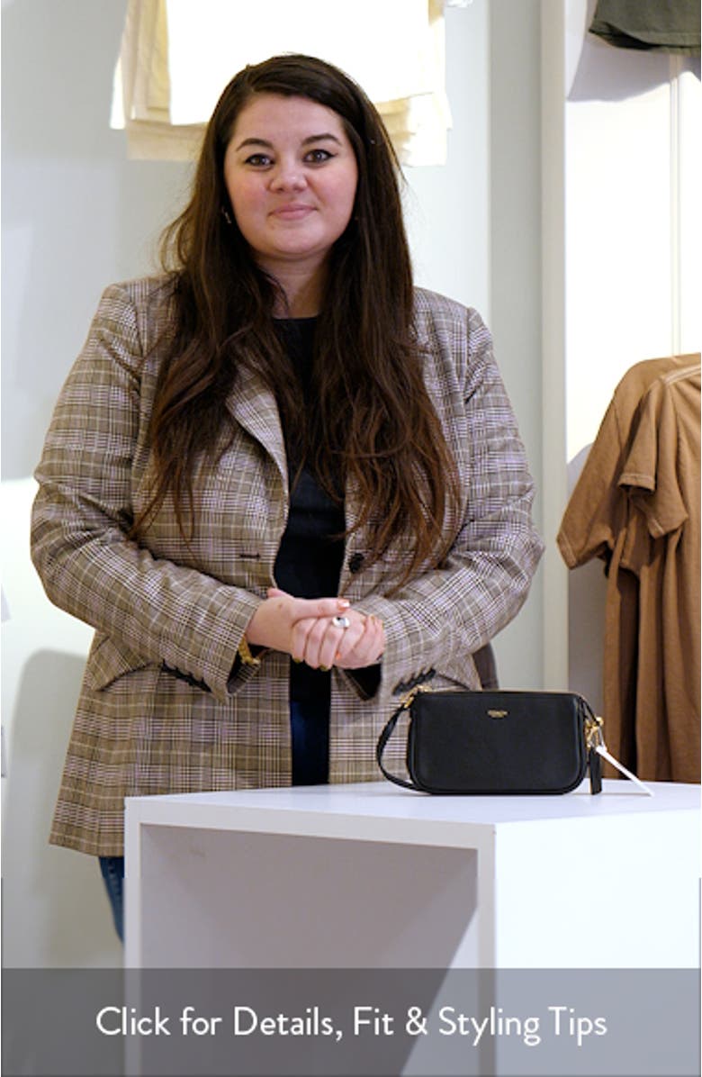 Plaza 18 Natural Grain Leather Shoulder Bag