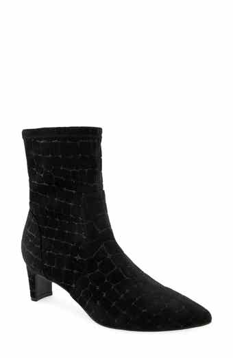 Bindi Croc Embossed Bootie