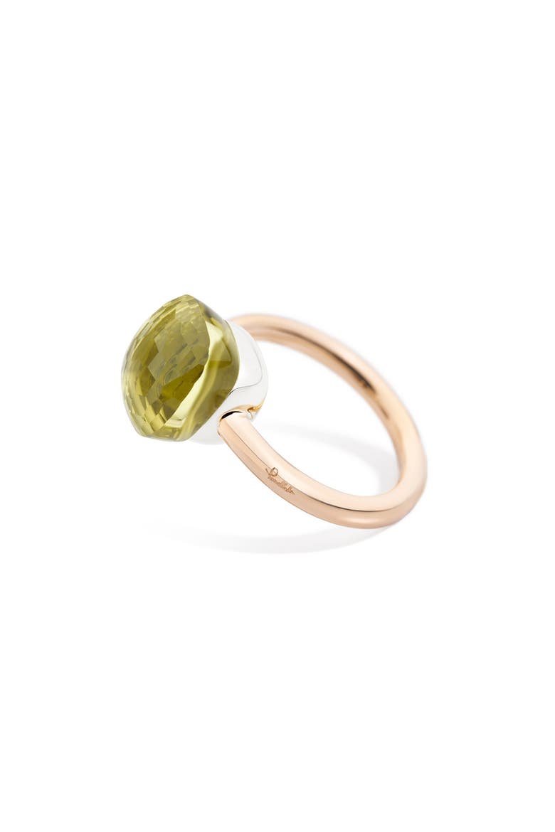 Nudo Lemo Quartz Ring, Alternate, color, 18K ROSE GOLD