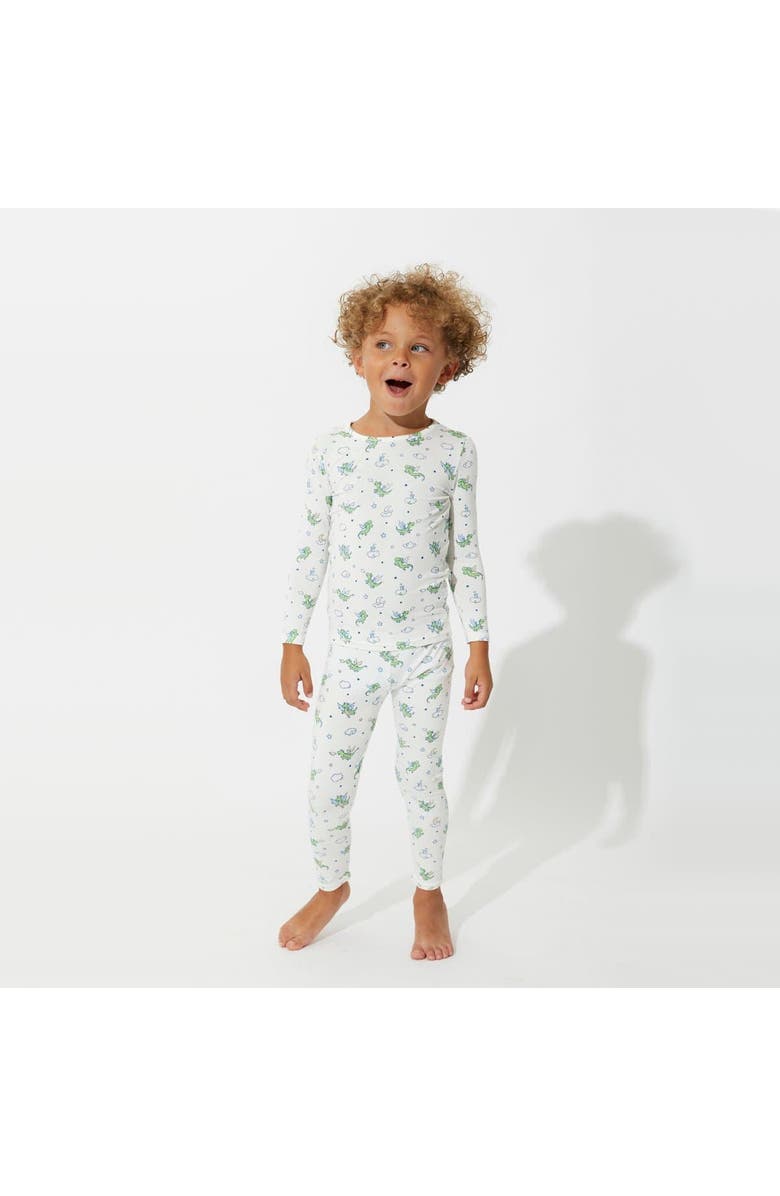 Bellabu Bear Kids' Dragon Set of 2 Piece Pajamas, Alternate, color, Dragon
