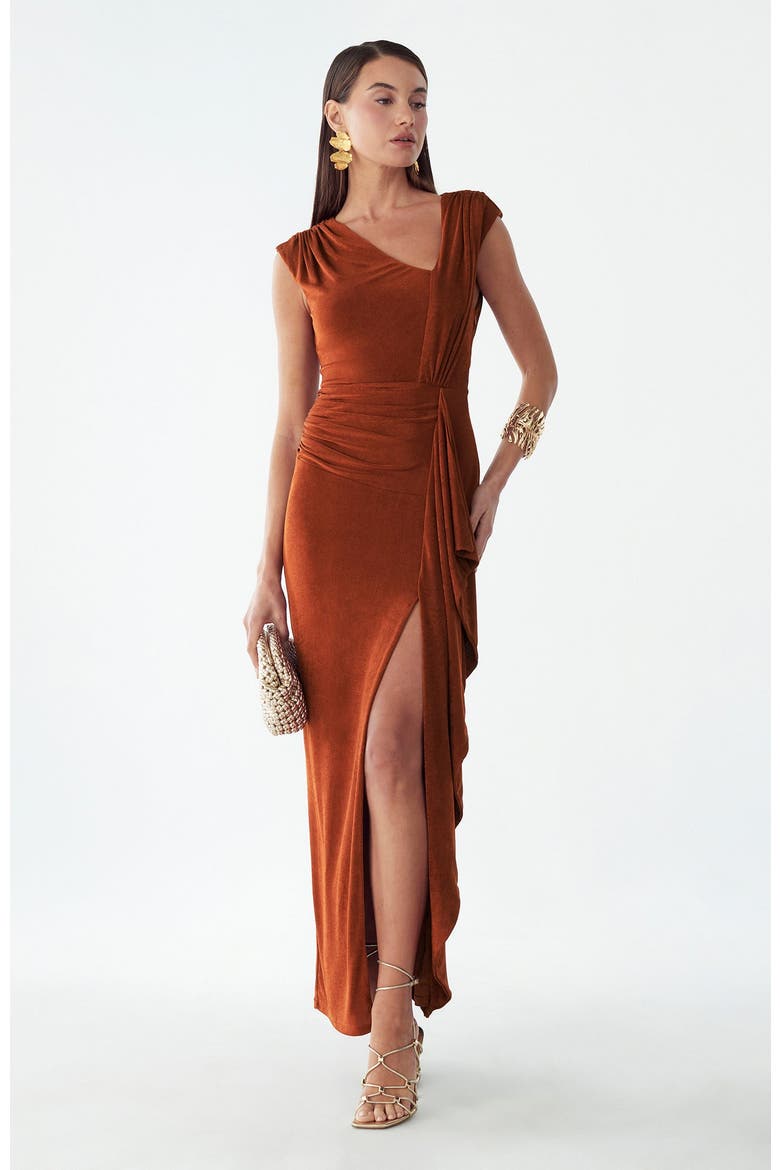 Amira Maxi Dress, Alternate, color, Spice