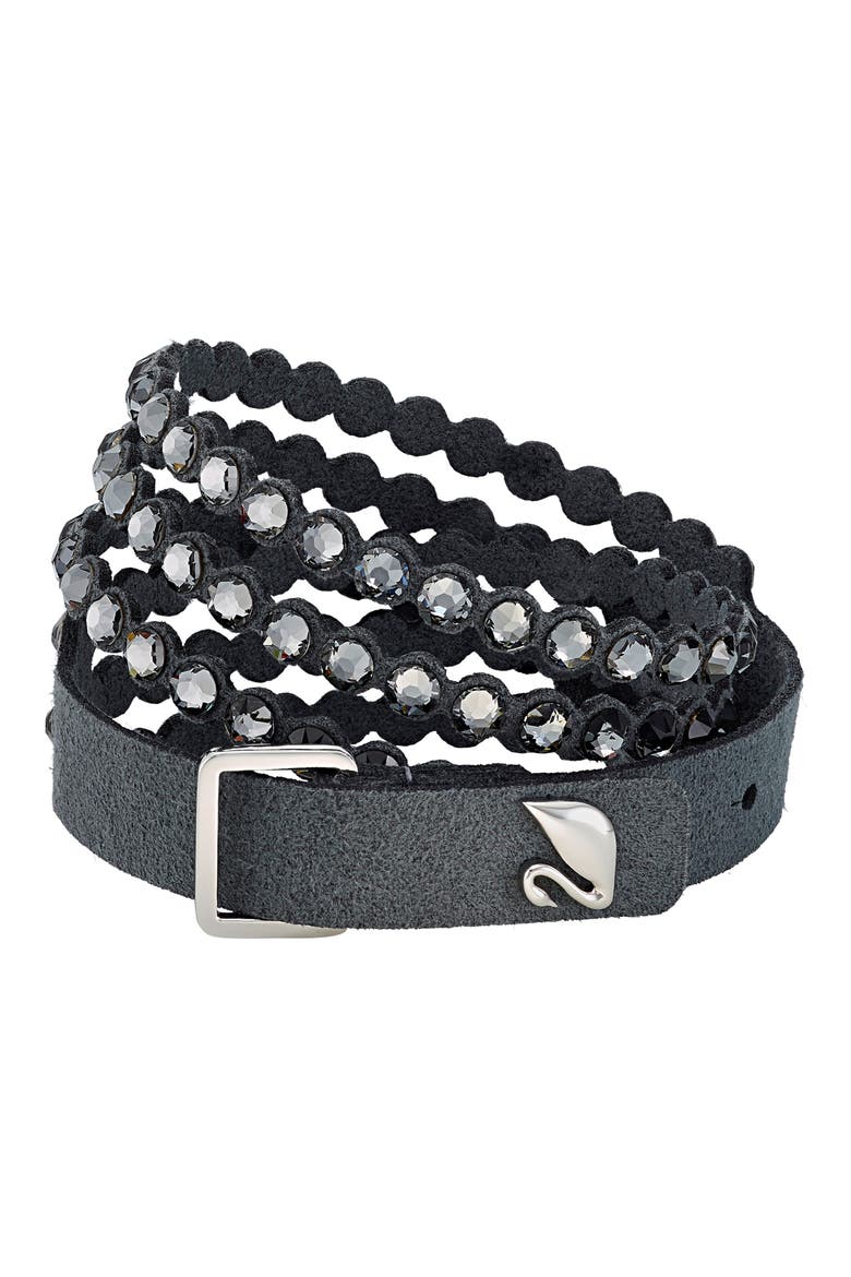 Power Collection Beaded Bracelet, Alternate, color, CRYSTAL SILVER NIGHT