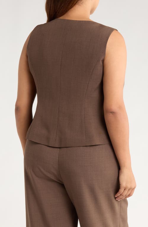 Gemma + Jane Hammered Button Front Vest
