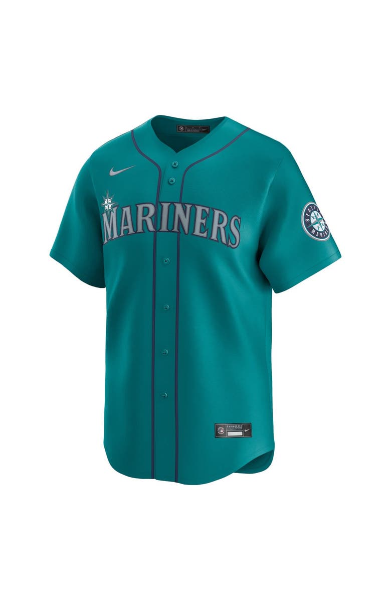 Nike Men's Nike Julio Rodríguez Aqua Seattle Mariners Alternate Limited Player Jersey, Alternate, color, 