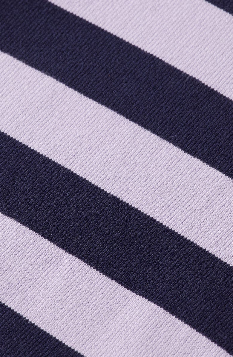 Scotch & Soda Stripe Cardigan, Alternate, color, Sky Captain/ Lavender Stripe