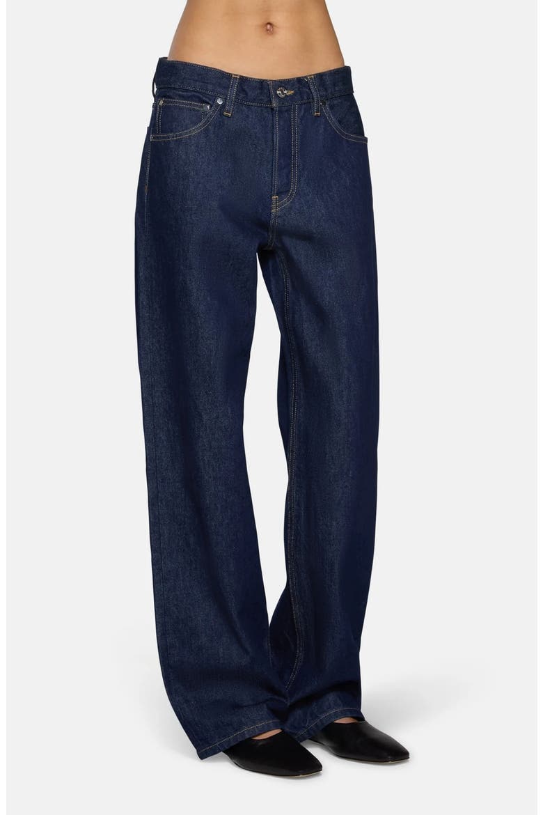 Mid Rise Baggy Wide Leg Jeans, Alternate, color, HAVANA NIGHT