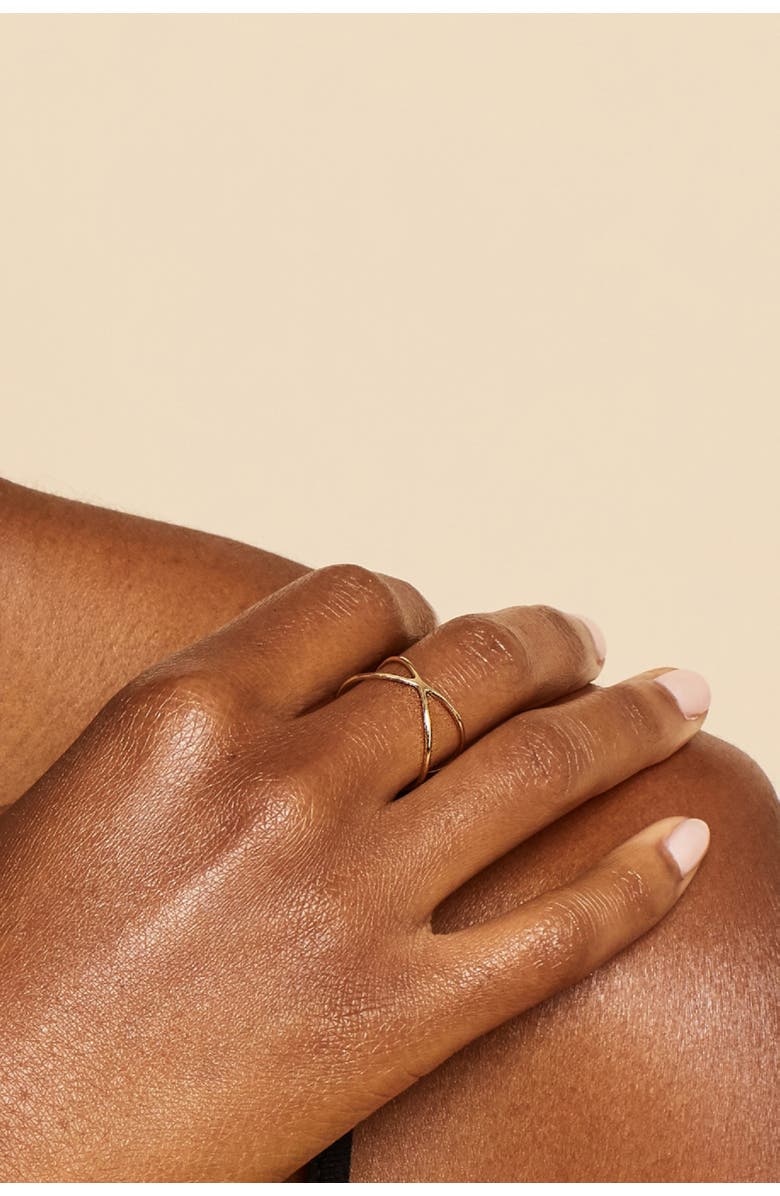 Oradina 14K Yellow Gold West Side Ring, Alternate, color, Yellow Gold