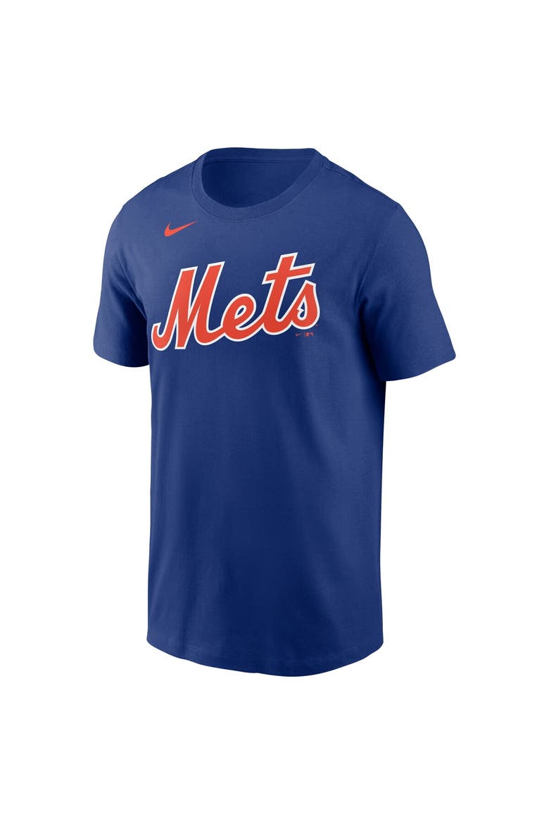 Men's Nike Francisco Lindor Royal New York Mets Name & Number T-Shirt, Alternate, color, Royal